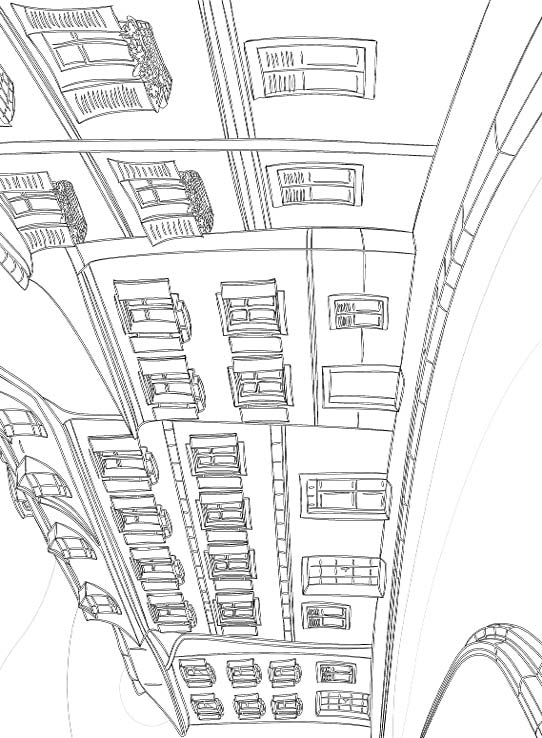 City Coloring Book for Adults Fantastic Cities Splendid Creative Designs - photo 13