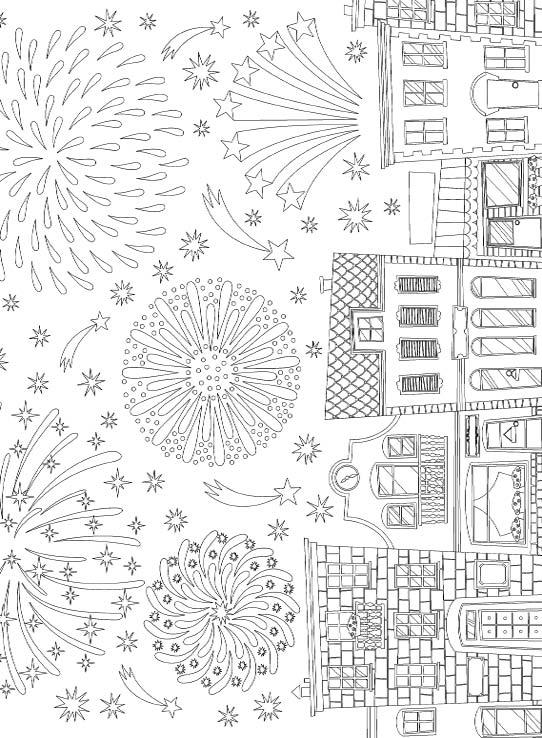 City Coloring Book for Adults Fantastic Cities Splendid Creative Designs - photo 26