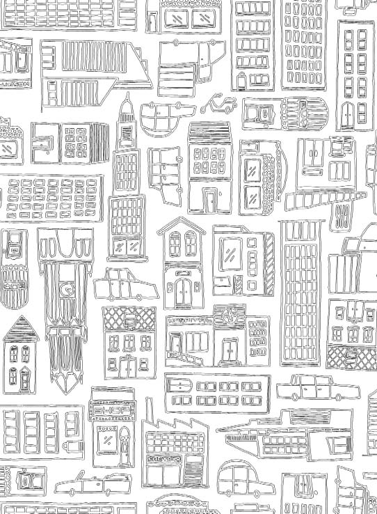 City Coloring Book for Adults Fantastic Cities Splendid Creative Designs - photo 27