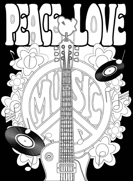 Music Coloring Book for Adults Color My Music Fill My Passion - photo 7