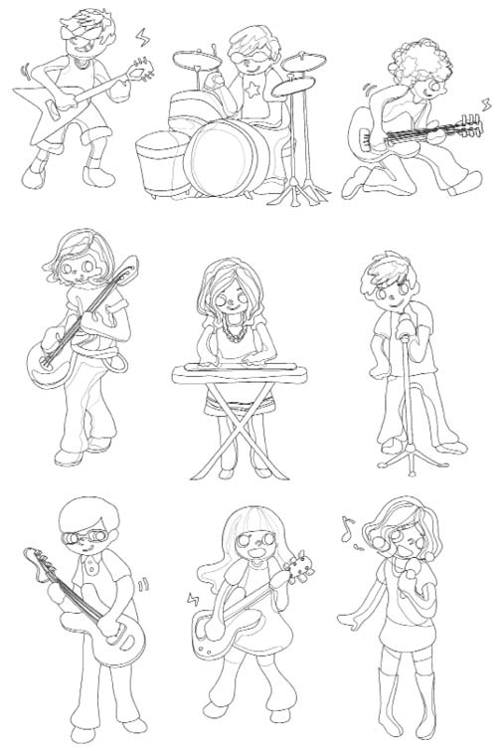 Music Coloring Book for Adults Color My Music Fill My Passion - photo 21