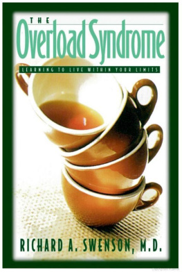 Swenson Richard A - The overload syndrome : learning to live within your limits