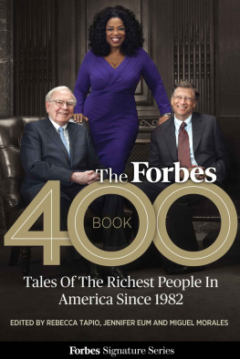 Tapio - Forbes 400 Book: Tales Of The Richest People In America Since 1982