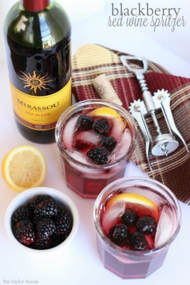 BLACKBERRY RED WINE SPRITZER I love to plan different events for my friends - photo 2