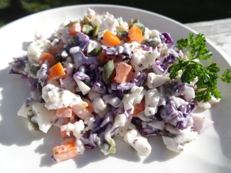 Ingredients 2 cups cauliflower finely chopped 1 cup purple cabbage finely - photo 3