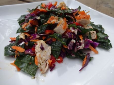 Ingredients 1 cup cooked chicken 2 cups kale main stem removed chopped 23 - photo 5