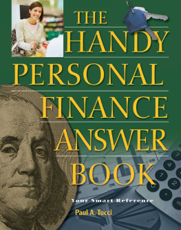 Tucci - The Handy Personal Finance Answer Book