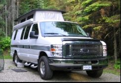 Thus our dream machine an extended E250 Ford Van with a pop-top roof This - photo 4