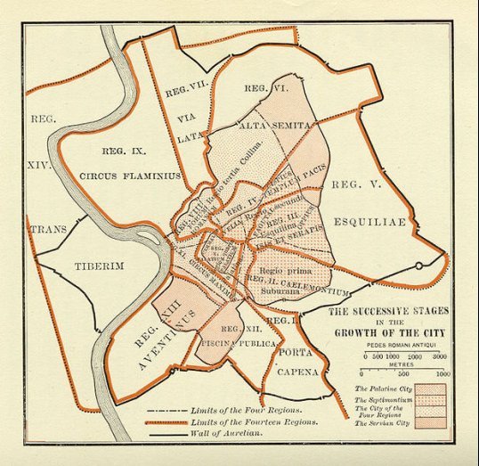 Ancient Rome city growth by Samuel Ball Platner 1904 Palatine Hill The - photo 1