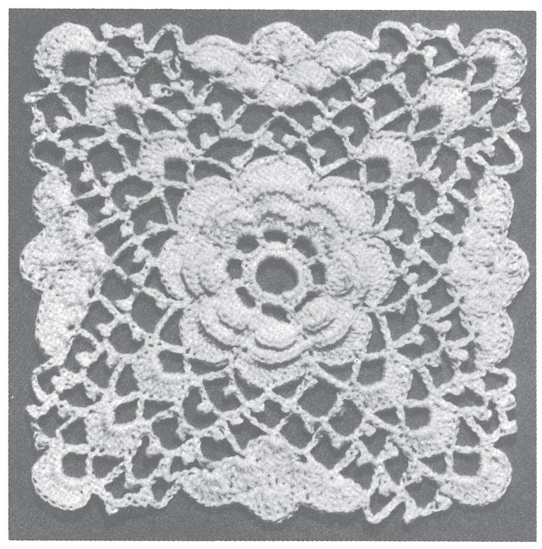 Irish Crochet Motif Motif measures about 3 inches Ch 5 join to - photo 5