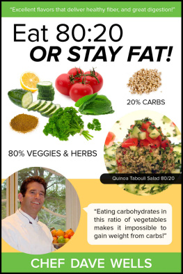 Wells Eat 80:20 Or Stay Fat! : Eating carbohydrates in this ratio of vegetables makes it impossible to gain weight from carbs!