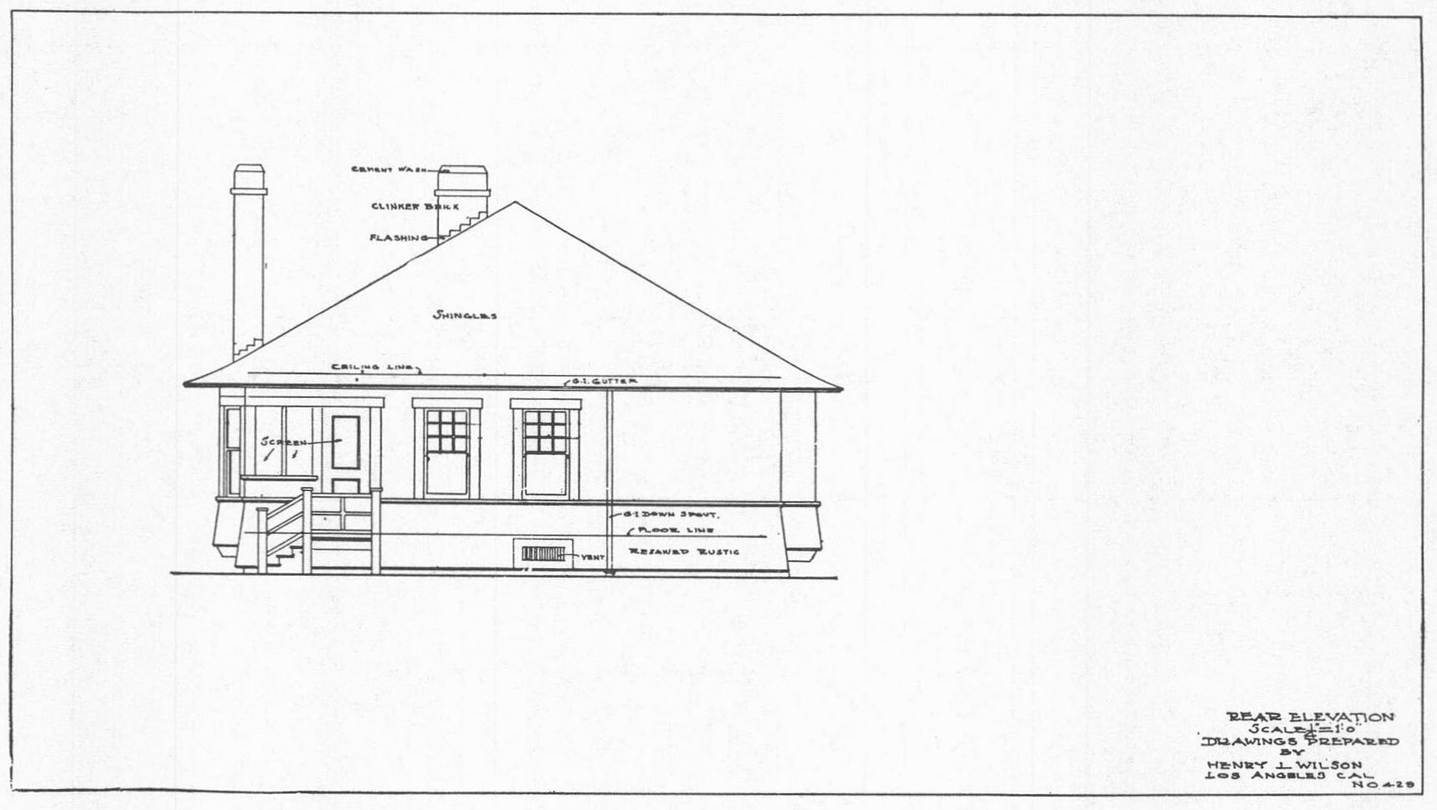 Rear Elevation Foundation Floor Plan - photo 5