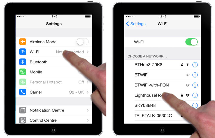 To locate nearby Wi-Fi networks tap Settings on your home screen Tap Wi-Fi - photo 18