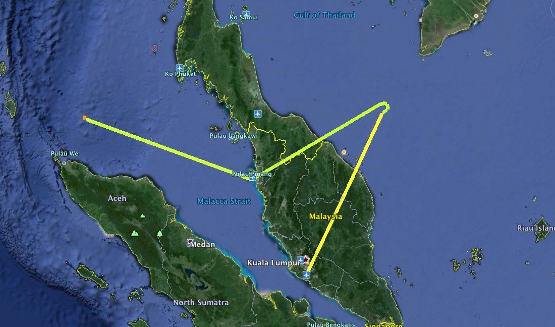 Figure 1 Forty minutes into its flight MH370 disappeared from air traffic - photo 2