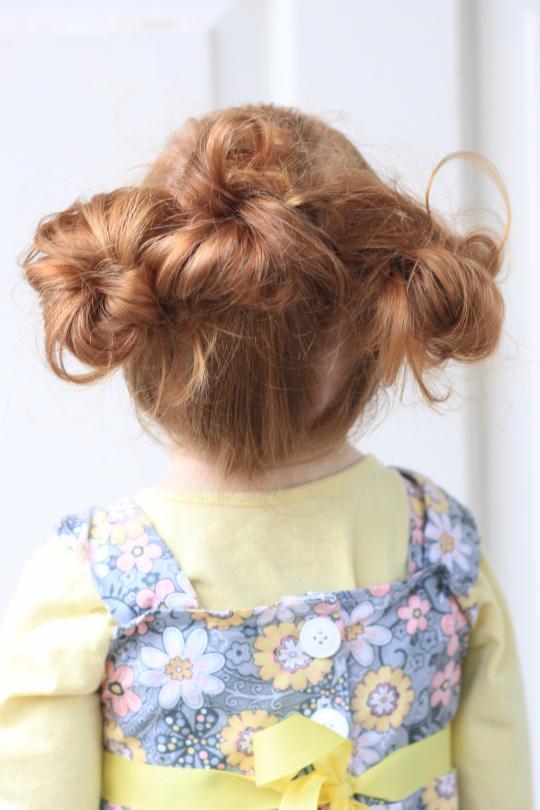 Difficulty Medium Time 10 Minutes Variations Two buns or half buns Bow Up Do - photo 28