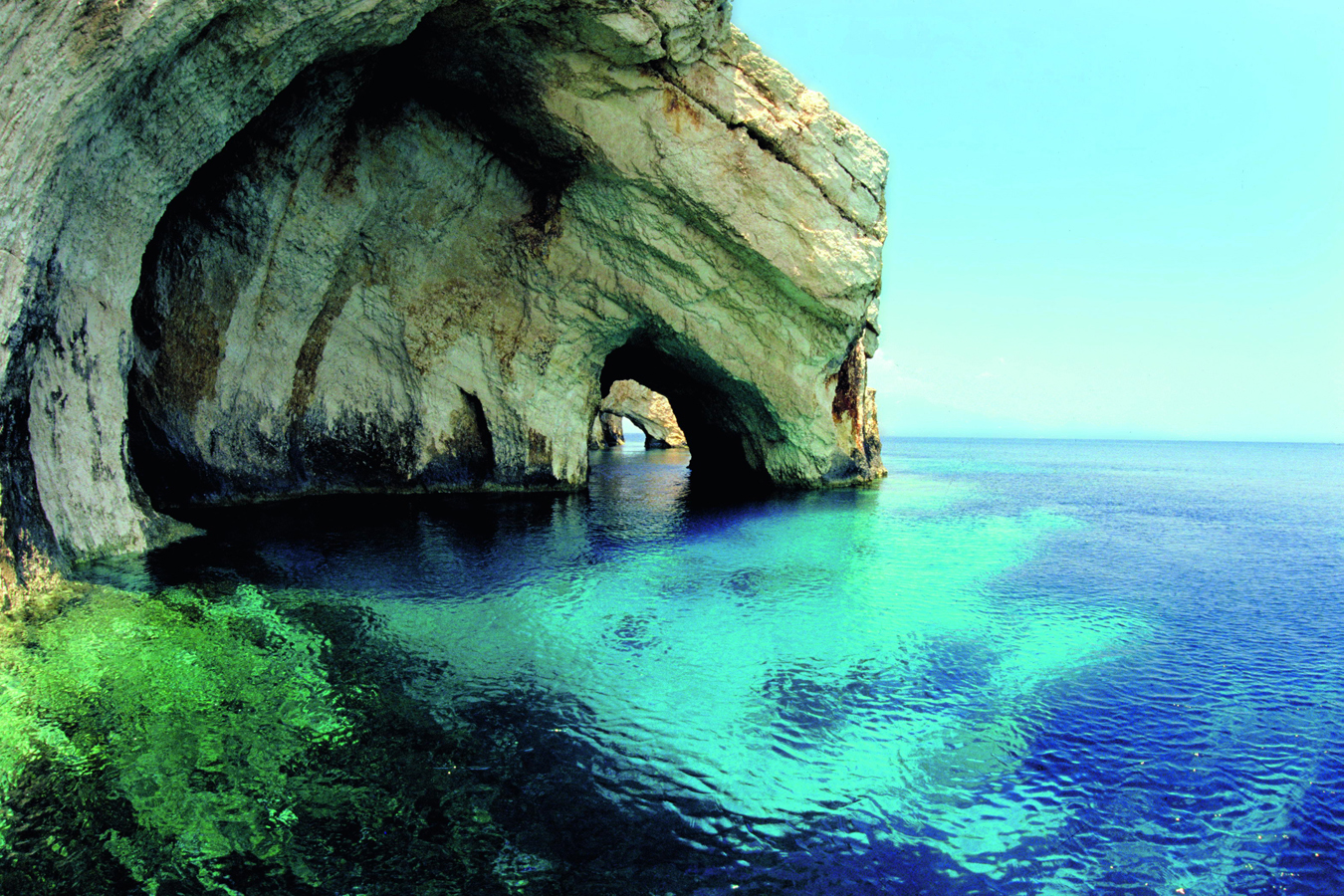 Top Attraction 2 GNTO Blue Caves Zkynthos Swimming here is an unforgettable - photo 6