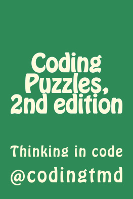 Unknown Coding Puzzles, 2nd edition: Thinking in code