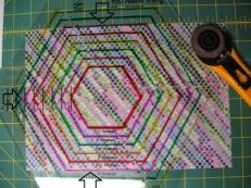 Repeat for all your strips You will have 4 to 5 hexagons cut from your fat - photo 9