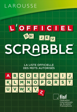 Unknown LOfficiel du jeu Scrabble®