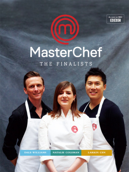 Cen Larkin MasterChef, the finalists