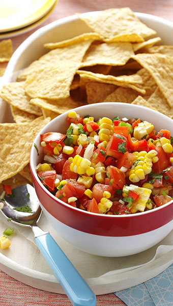 CORN SALSA This colorful salsa is worth the extra time it takes to grill the - photo 6