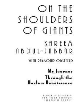 Abdul-Jabbar Kareem On the Shoulders of Giants My Journey Through the Harlem Renaissance