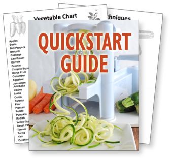 The Spiralized Vegetable Quickstart Guide includes Which Vegetables To Use - photo 1