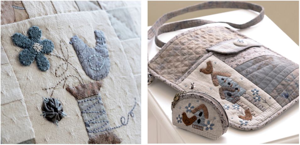 The designs on a handy bag and little coin purse reflect my love of birds and - photo 3