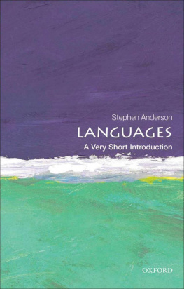 Anderson - Languages : a very short introduction