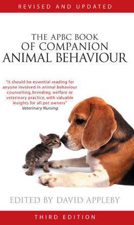 Appleby The APBC Book of Companion Animal Behaviour