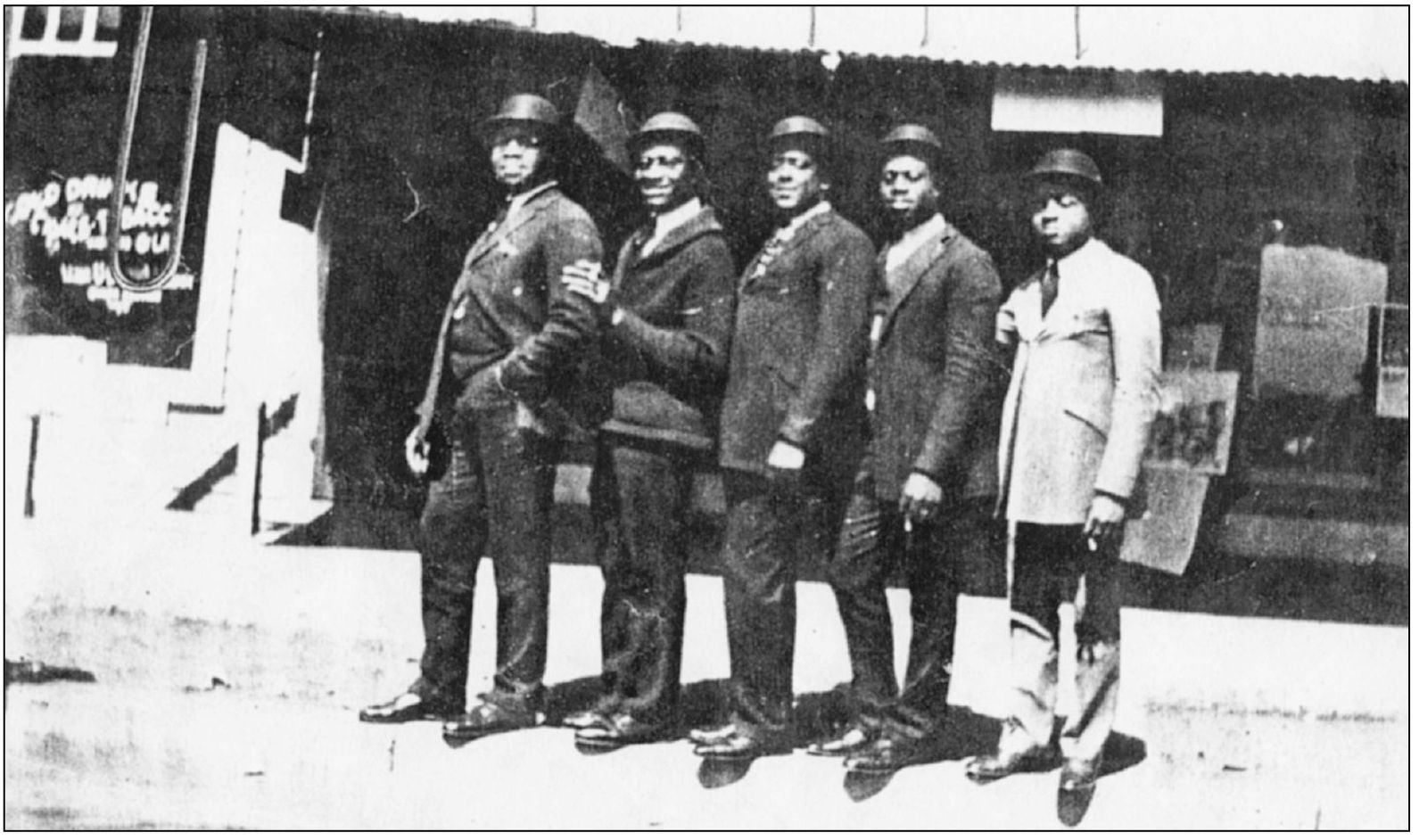 Pictured here around 1925 are the original Blue Devils From left to right are - photo 3