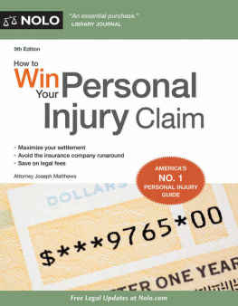 Attorney - How to win your personal injury claim