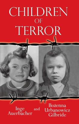 Auerbacher Inge Children of terror