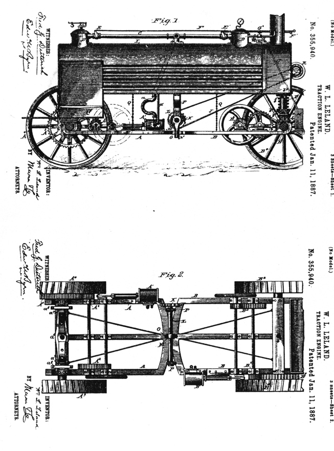 A way of making the steam traction engine more mobile was patented in 1887 by - photo 5