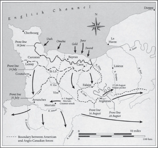 The Normandy Campaign JuneAugust 1944 The North West Europe Campaign 194445 - photo 4