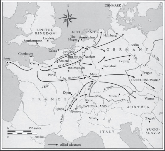 The North West Europe Campaign 194445 EISENHOWERS ARMIES Introduction One of - photo 5