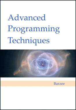 Barzee - Advanced Programming Techniques