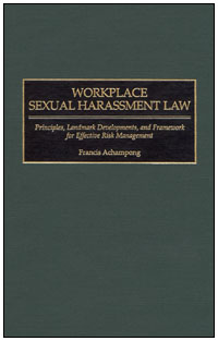 title Workplace Sexual Harassment Law Principles Landmark Developments - photo 1