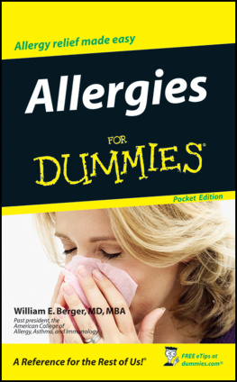 Berger William E - Allergies for Dummies