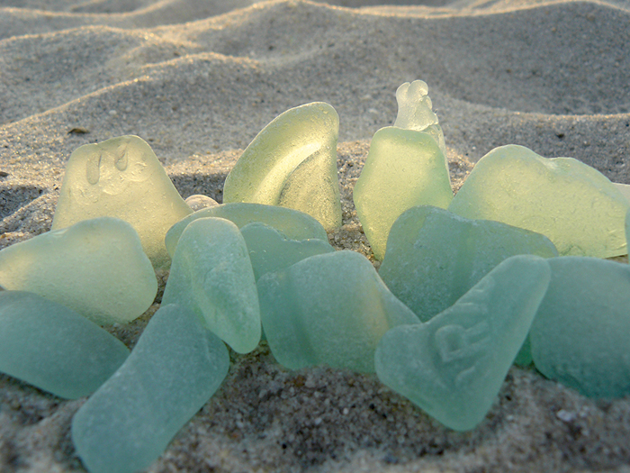 Luminescence I photographed these pottery shards in a bubbled jar to - photo 17