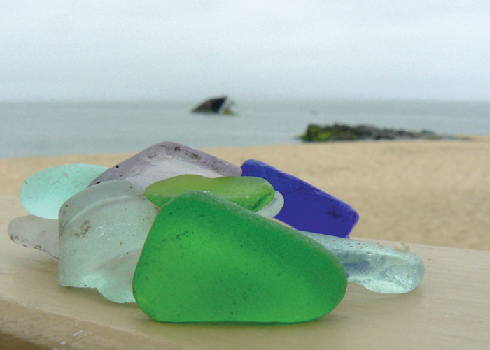 A colorful collection of sea glass presides over a shipwreck located in Cape - photo 2