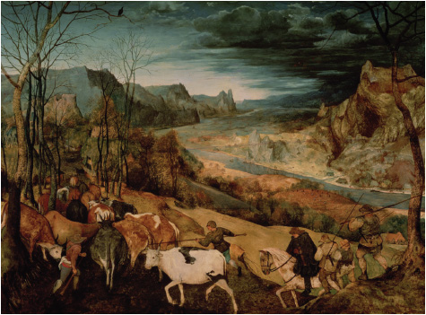 Brueghels The Return of the Herd Autumn 1565 Lancrets Spring a symbolic - photo 6