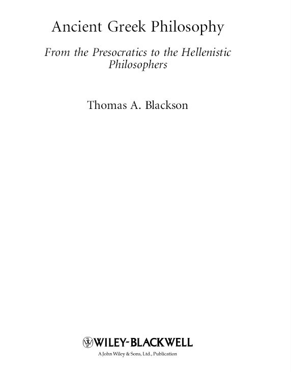 This edition first published 2011 2011 Thomas A Blackson Blackwell Publishing - photo 1