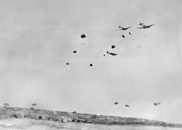 15 July 12 German paratroops make a text-book drop on Sicily to reinforce the - photo 9