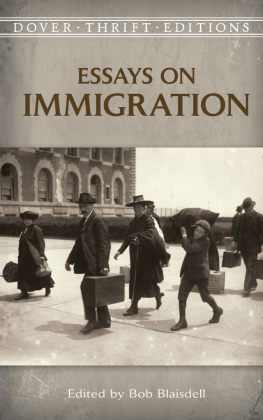 Blaisdell - Essays on Immigration