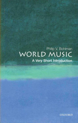 Bohlman World Music: A Very Short Introduction
