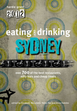 Books - Eating and Drinking Sydney