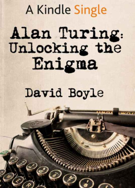 Boyle - Alan Turing: Unlocking the Enigma