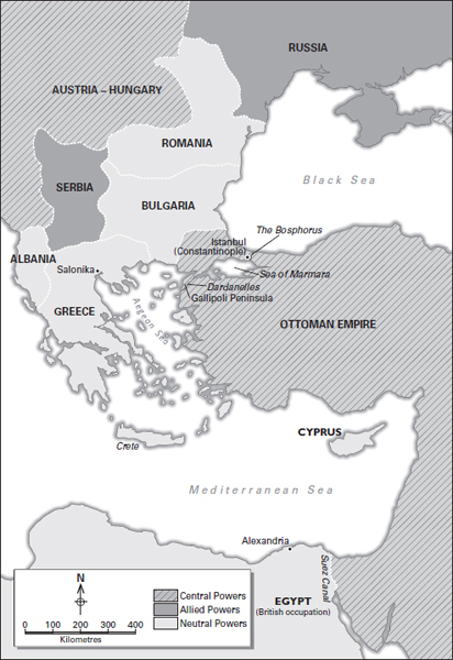 Map 1 The Eastern Mediterranean in 1914 NOTE ON PRONUNCIATION AND DEFINITIONS - photo 3