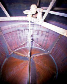 Interior of a still at Glenfarclas The wash is passed through the still twice - photo 9